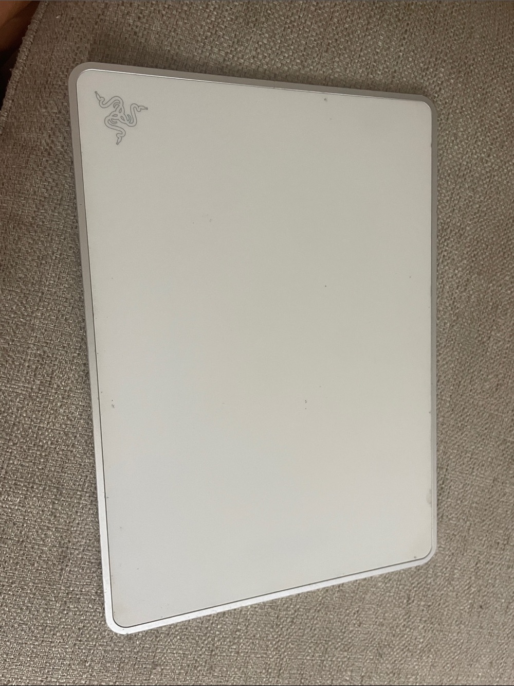 Razer White Hard Gaming Mouse Pad - Smooth Precision Surface - non slip backing